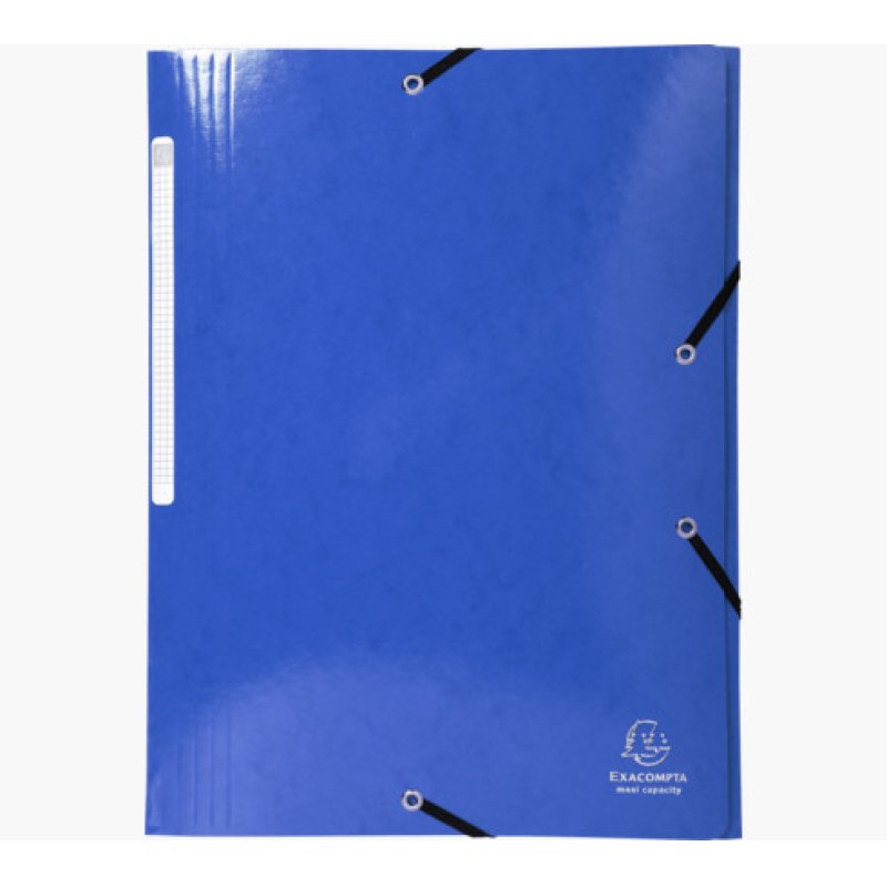 EXACOMPTA Chemise à élastique Iderama, A4, bleu foncé