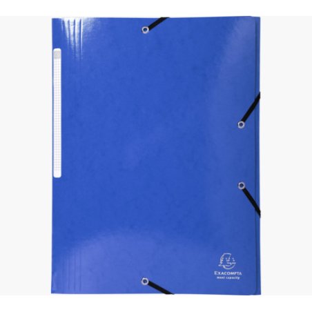 EXACOMPTA Chemise à élastique Iderama, A4, bleu foncé