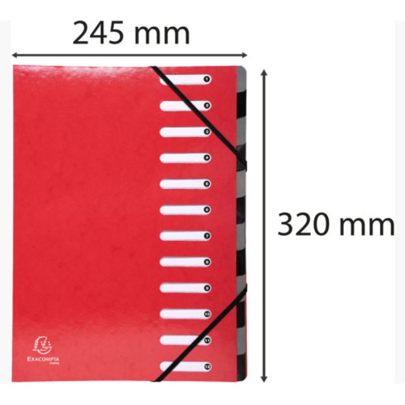 Exacompta 53925E folder Carton Red A4