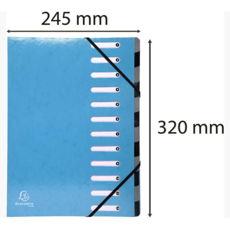 Exacompta 53927E folder Carton Blue A4