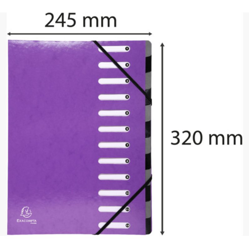 Exacompta 53926E folder Carton Violet A4