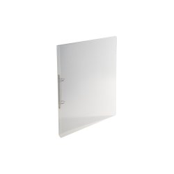 EXACOMPTA Classeur Crystal souple PP, 2 anneaux, A4, cristal