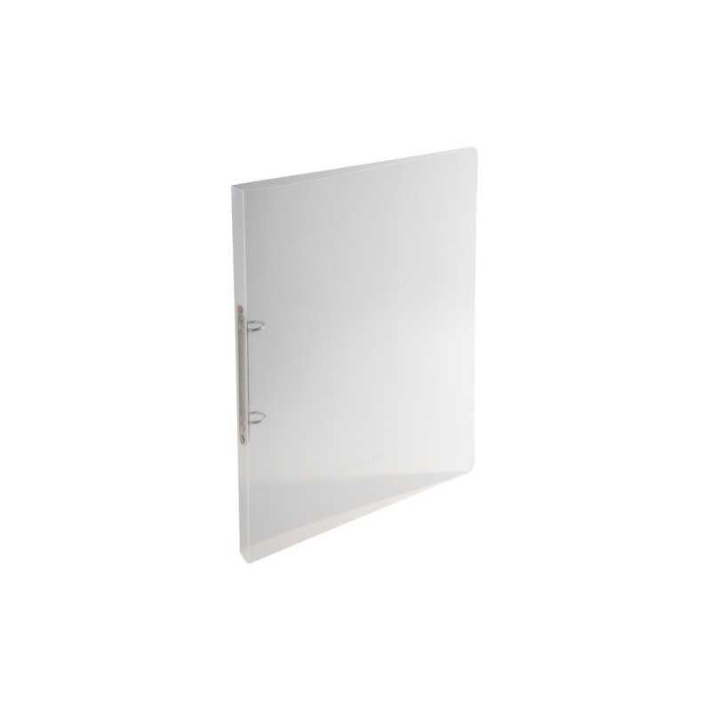 EXACOMPTA Classeur Crystal souple PP, 2 anneaux, A4, cristal