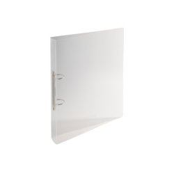 EXACOMPTA Classeur semi-rigide PP, 2 anneaux, A4 , cristal