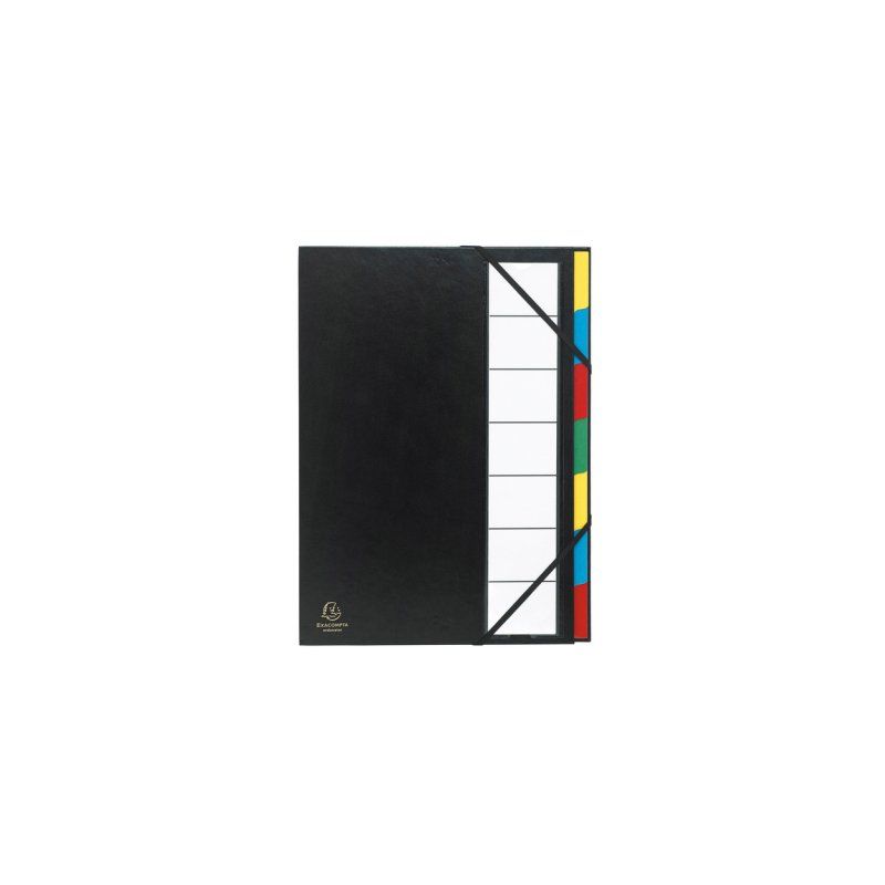 Exacompta 55321E intercalaire de classement Noir