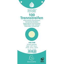 Exacompta 13345B intercalaire Vert 100 pièce(s)