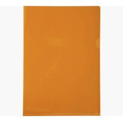 EXACOMPTA Pochette coin, A4, PVC 0,13 mm, orange
