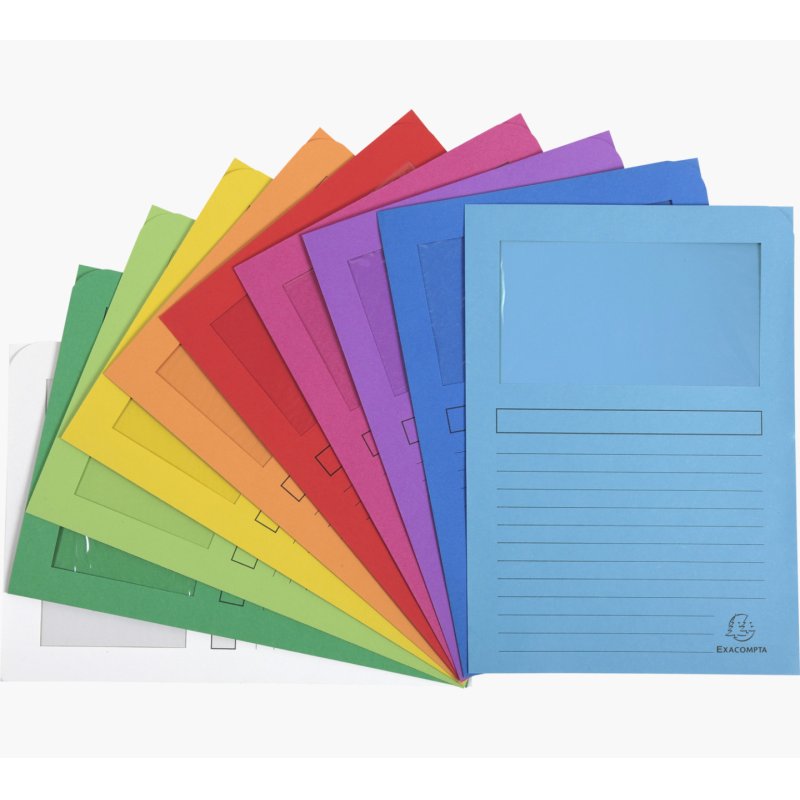 Exacompta 50250E fichier Carton Couleurs assorties A4