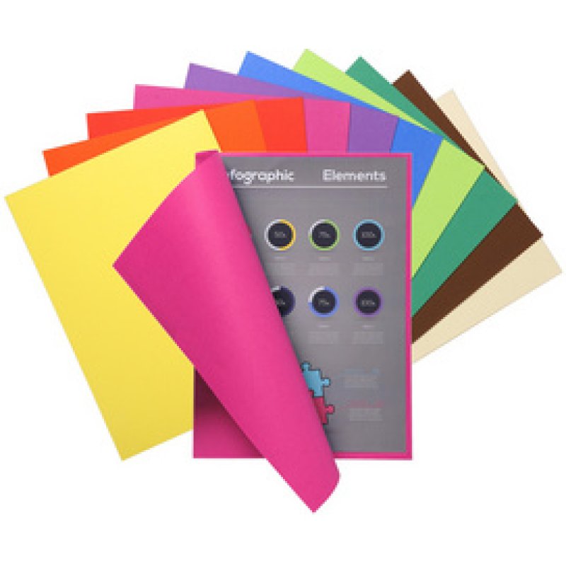 EXACOMPTA Sous-chemise FLASH 80, A4, carton, assorti