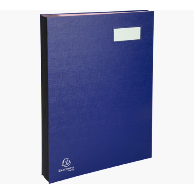 EXACOMPTA Parapheur Direction, A4, 20 compartiments, bleu