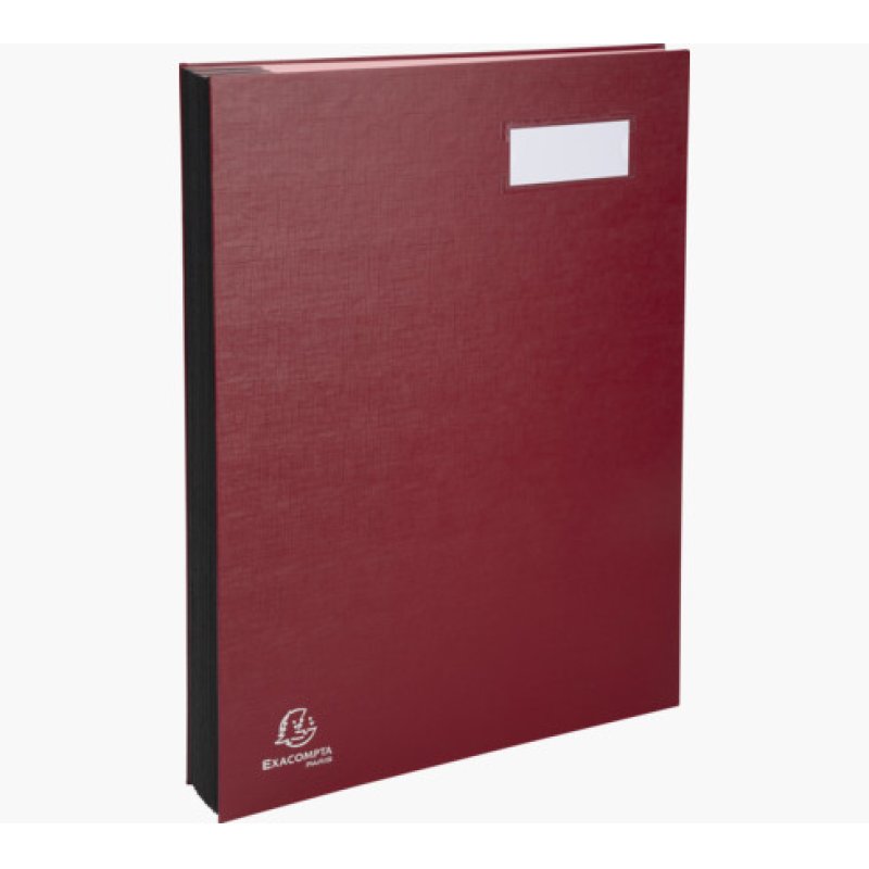 EXACOMPTA Parapheur Direction, A4, 20 compartiments, rouge