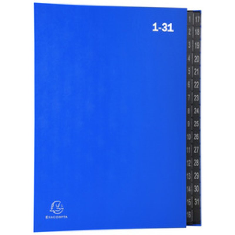 EXACOMPTA Trieur numérique, A4, 1- 31, 32 compartiments