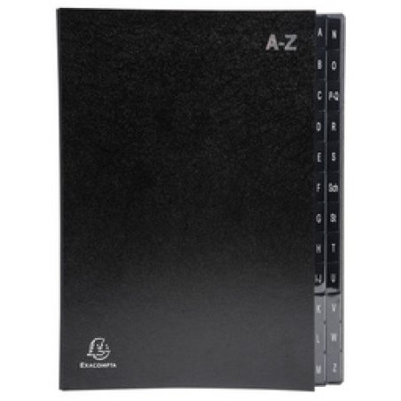 EXACOMPTA Pultordner, DIN A4, A-Z, 24 Fächer, rot