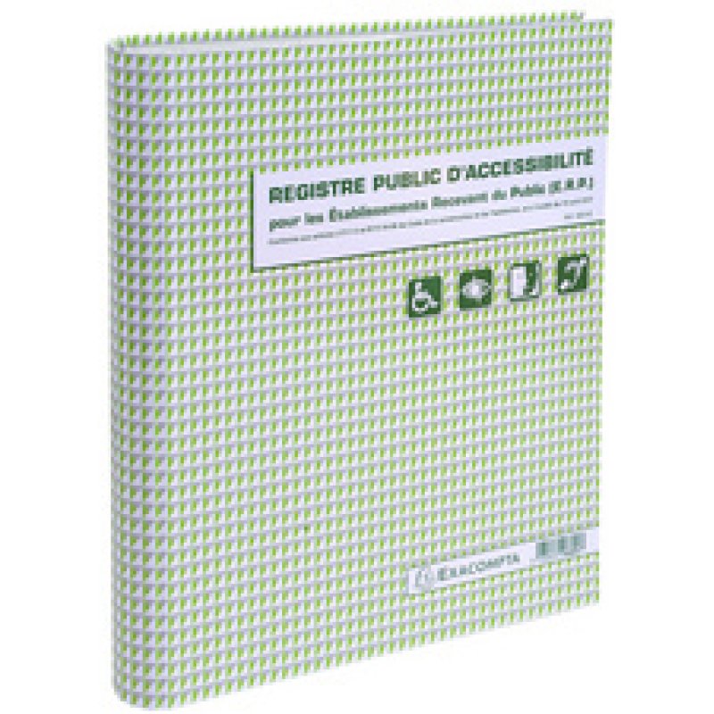 EXACOMPTA Registre "Registre Public d'Accessibilité (ERP)"