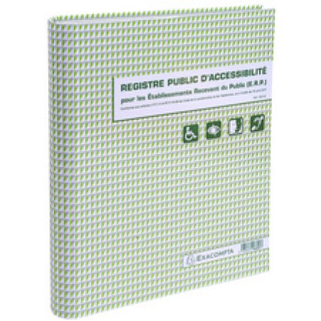 EXACOMPTA Registre "Registre Public d'Accessibilité (ERP)"