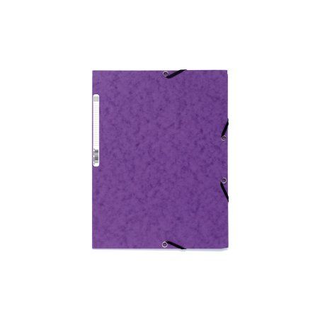 EXACOMPTA Chemise à élastiques, A4, carton, violet