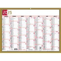 EXACOMPTA Calendrier tricolore neutre, 170 x 130 mm, 2025