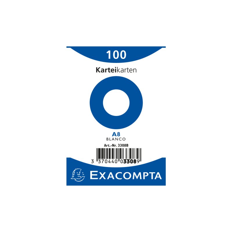 Exacompta 3308B index card White 1 pc(s)