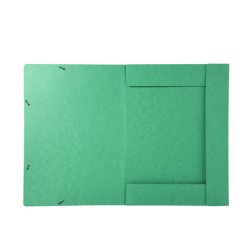 EXACOMPTA Chemise à élastique, A3, carton, vert