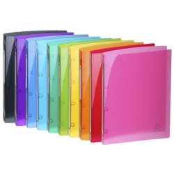 EXACOMPTA Classeur à anneaux Iderama, PP, A4, vert anis