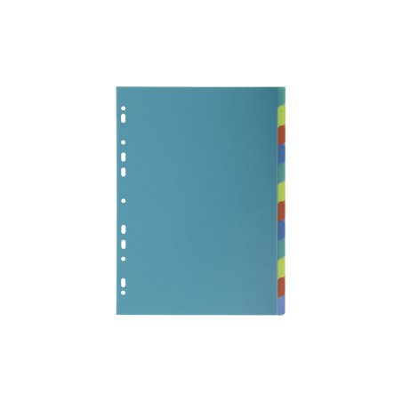 EXACOMPTA Intercalaires en plastique, uni, A4, 12 touches