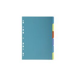 Exacompta 2706E intercalaire Polypropylène (PP) Multicolore 6 pièce(s)