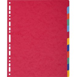 EXACOMPTA Intercalaires en carton, A4 , 12 touches
