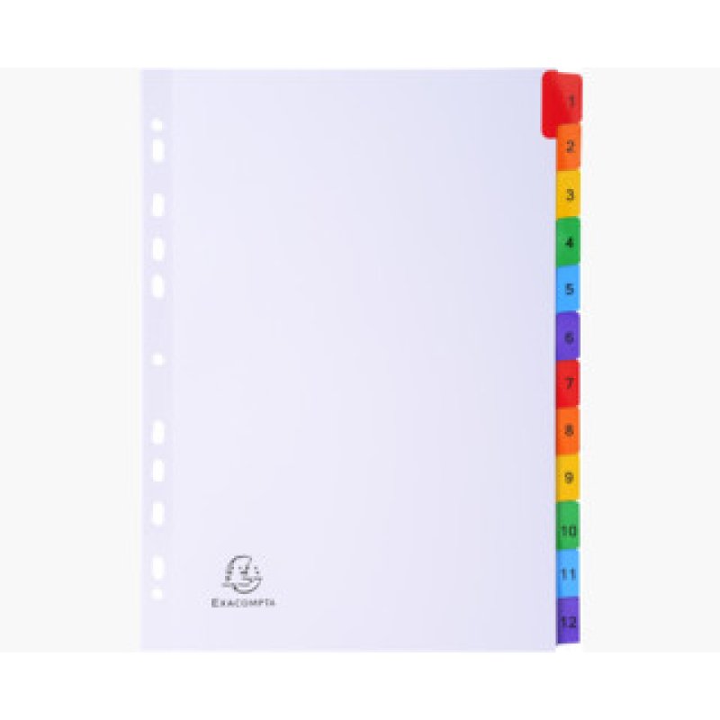 Exacompta 1112E divider Carton White