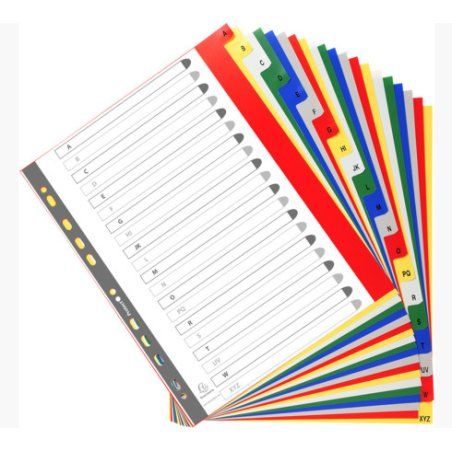 Exacompta 90E intercalaire Polypropylène (PP) Multicolore