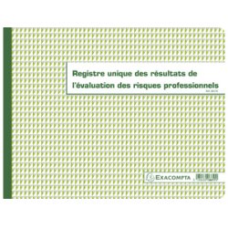 EXACOMPTA Piqûre "Registre unique des résultats de ...