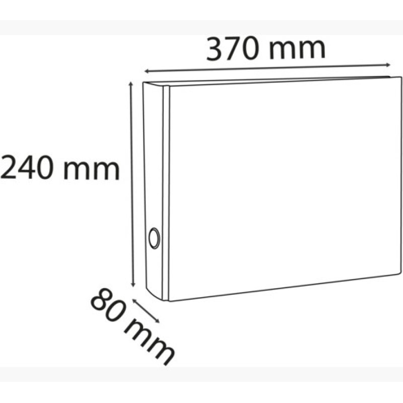 Exacompta 53310E classeur à anneaux A4 Gris