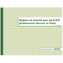 EXACOMPTA Piqûre "Registre de sécurité pour les E.R.P."