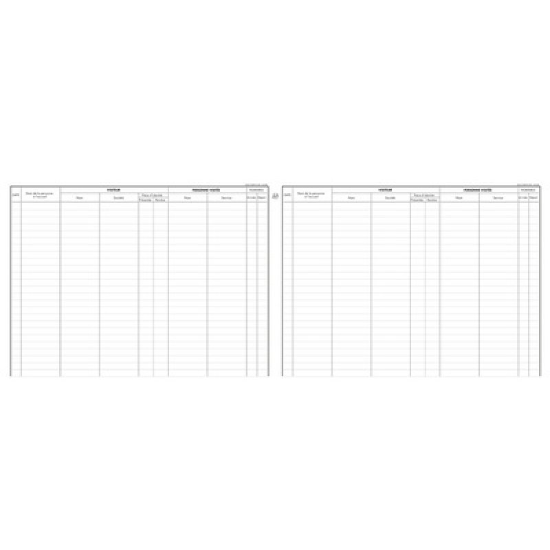 EXACOMPTA Piqûre "Registre des Visites", 250 x 320 mm