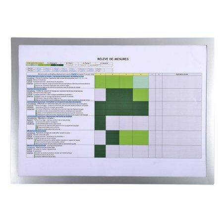 Exacompta 39300E porte-document PVC Argent