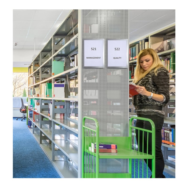 Exacompta 39200E porte-document PVC Argent