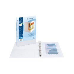 Exacompta 51943E classeur à anneaux A4, A4 Blanc