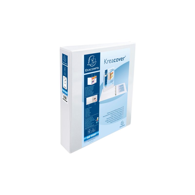 Exacompta 51943E ring binder A4, A4 White