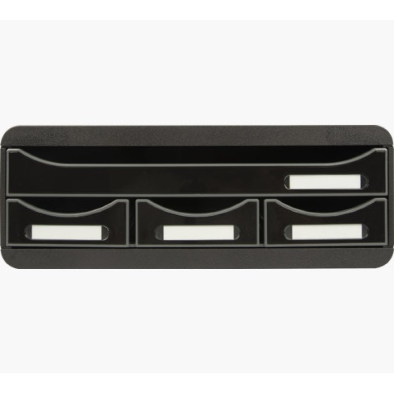 EXACOMPTA Module de classement TOOLBOX MINI, 4 tiroirs, noir