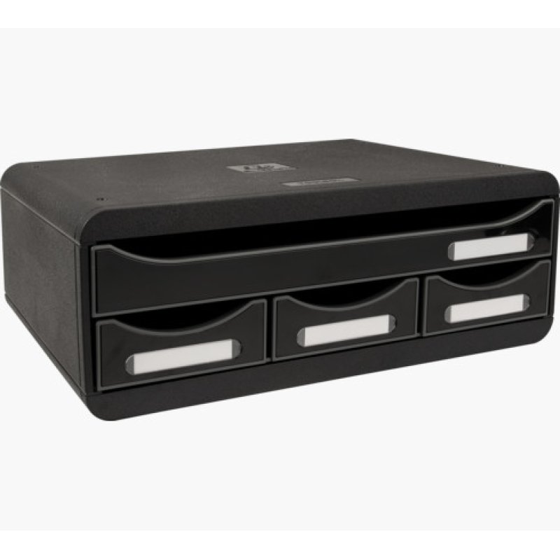 Exacompta 319714D desk tray/organizer Polystyrene Black