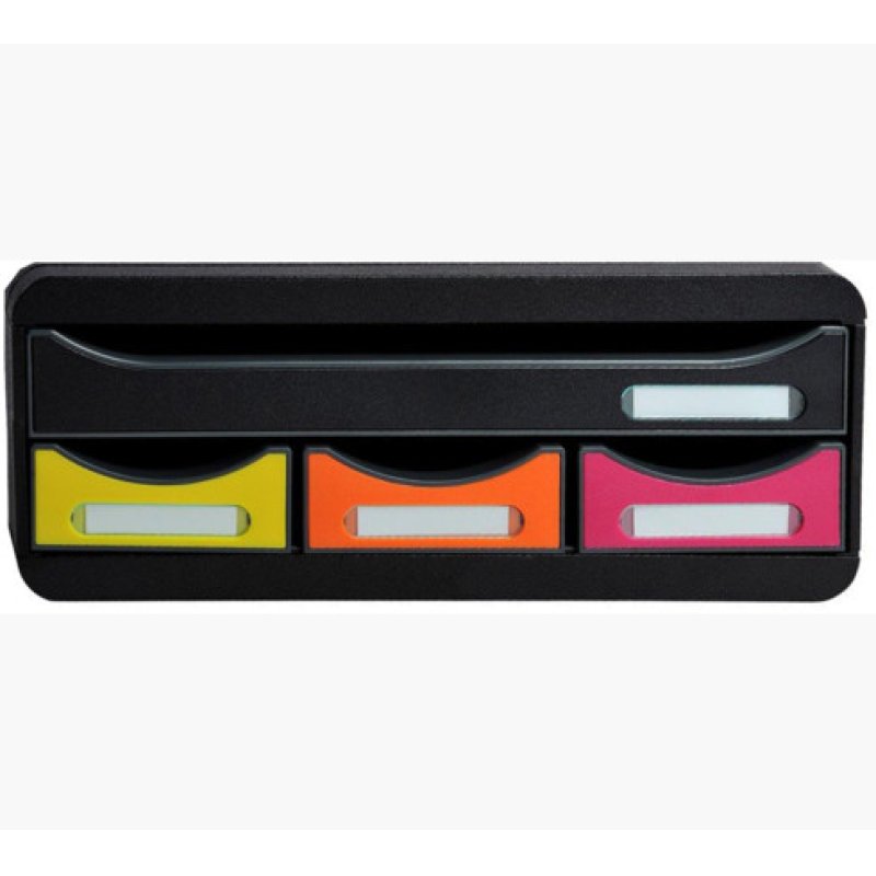 EXACOMPTA Module de classement TOOLBOX MINI, 4 tiroirs,