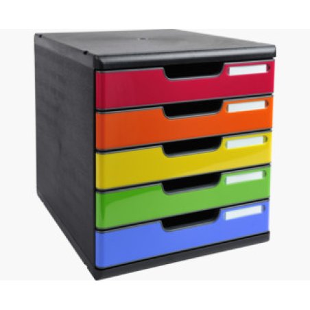 Exacompta 301798D unité de tiroir de bureau Noir