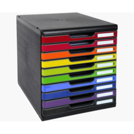 Exacompta 302798D unité de tiroir de bureau Noir