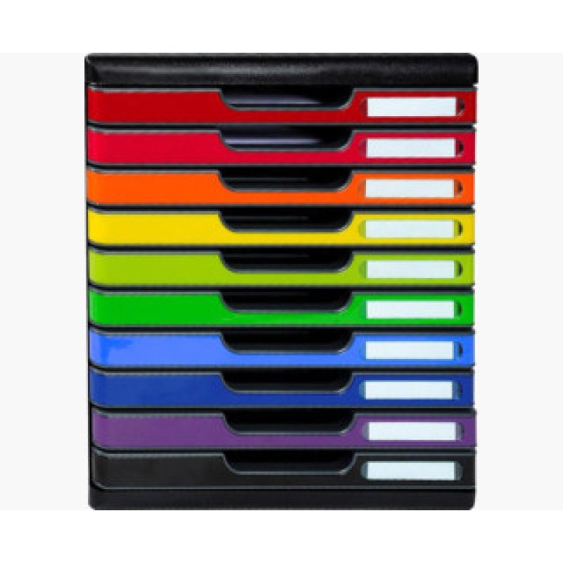 Exacompta 302798D unité de tiroir de bureau Noir