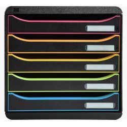 Exacompta 309914D office drawer unit Black