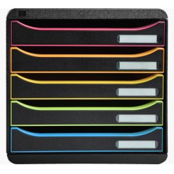 EXACOMPTA Module de classement BIG-BOX PLUS, 5 tiroirs,