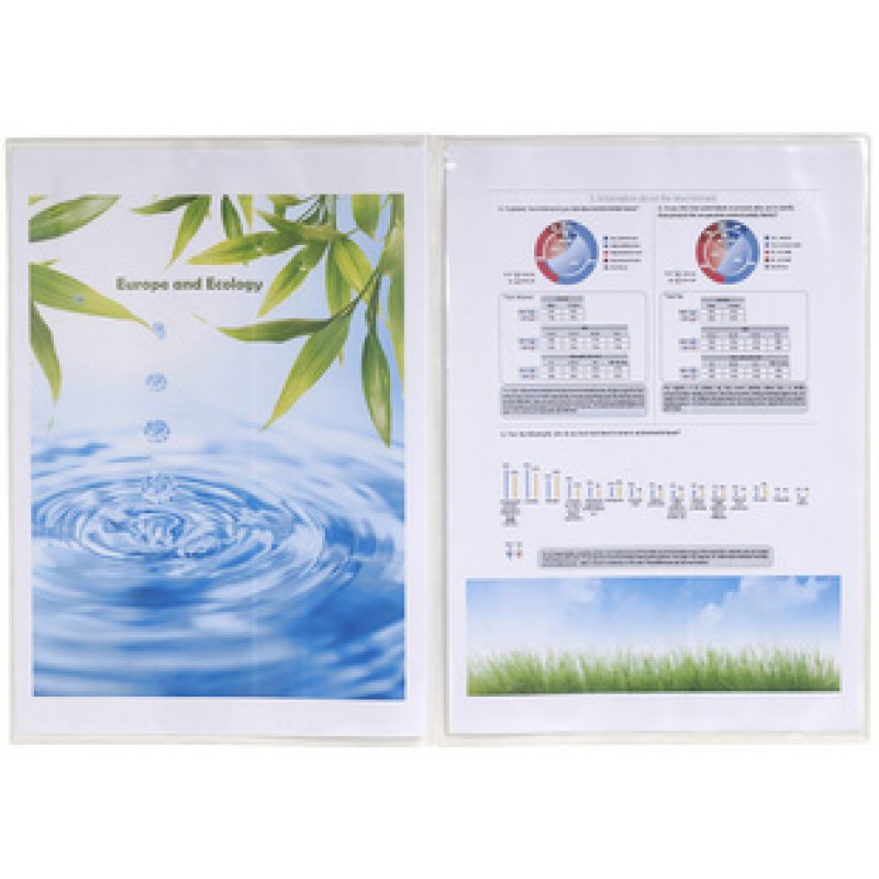 EXACOMPTA Etui de poche, PVC, 2 volets, 0,20 mm, 90 x 125 mm