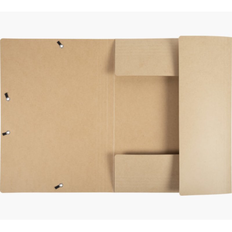 EXACOMPTA Chemise à élastiques Eterneco, A4, carton, naturel