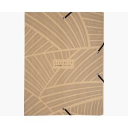 EXACOMPTA Boîte de classement Eterneco, A4, 25 mm, naturel