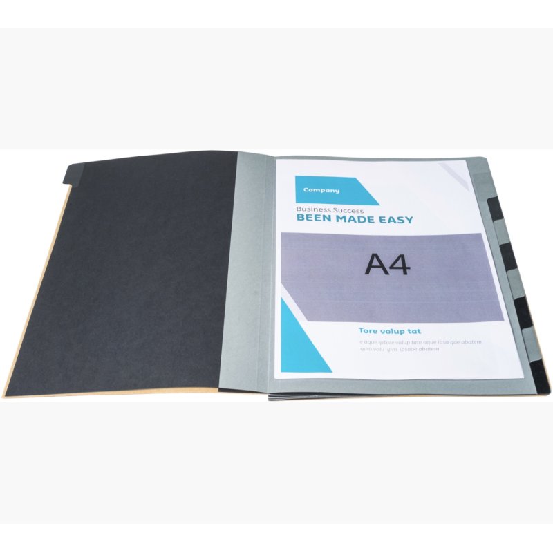 EXACOMPTA Trieur Eterneco, carton, 9 compartiments, naturel