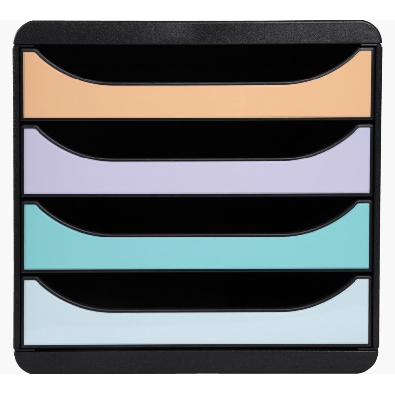 Exacompta 3104296D file storage box Plastic Beige, Black, Green, Grey, Pink
